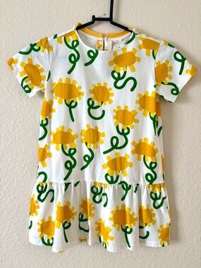 Stella McCartney Kids Girls Sunflower Dress Size 8